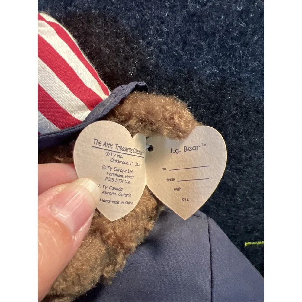 VINTAGE 1993‎ TY ATTIC TREASURES LG BEAR 13